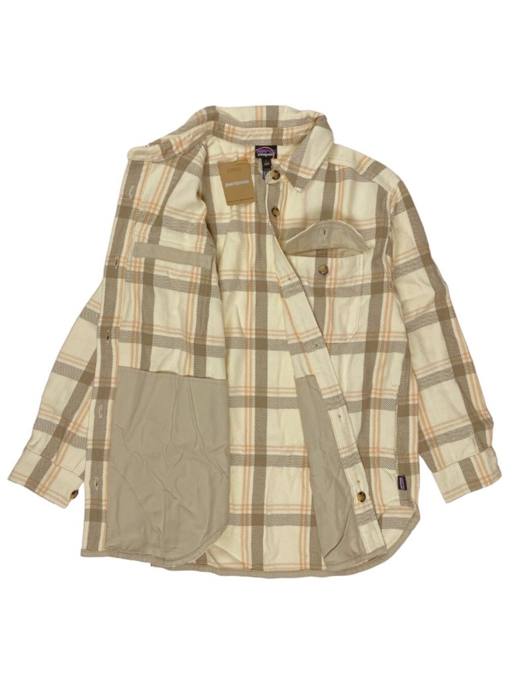 Patagonia Fjord Loft Plaid Overshirt Jacket Organic Cotton Shacket - Picture 7 of 10